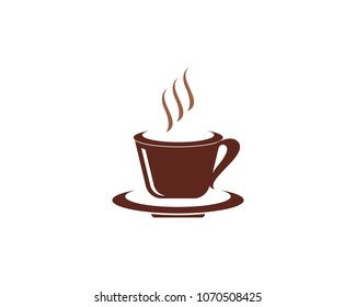 Coffee cup Logo Template vector icon design
