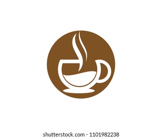 Coffee cup Logo Template vector icon design