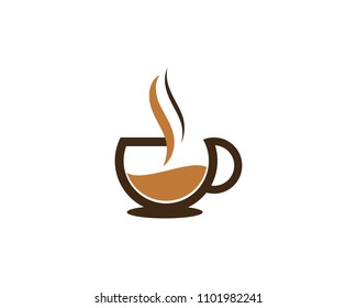 Coffee cup Logo Template vector icon design