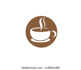 Coffee cup Logo Template vector icon design