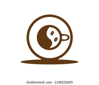 Coffee cup Logo Template vector icon design