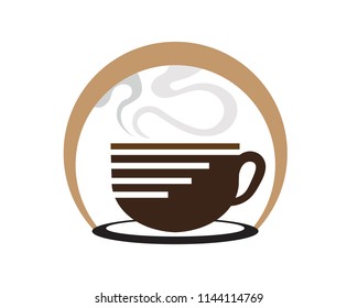 Coffee cup Logo Template vector icon design
