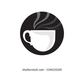 Coffee cup Logo Template vector icon design
