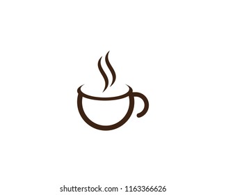 Coffee cup Logo Template vector icon design