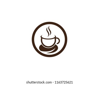 Coffee cup Logo Template vector icon design