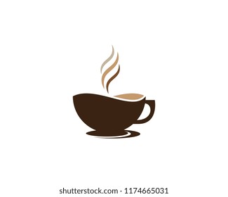 Coffee cup Logo Template vector icon design