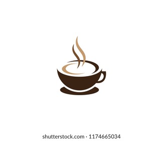 Coffee cup Logo Template vector icon design