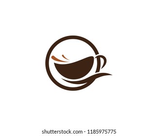 Coffee cup Logo Template vector icon design