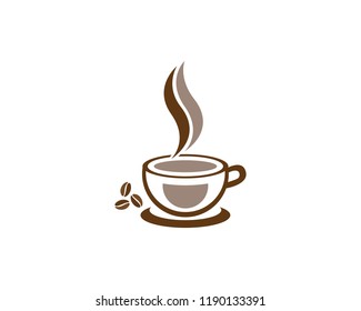 Coffee cup Logo Template vector icon design