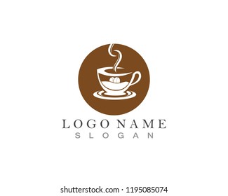 Coffee cup Logo Template vector icon