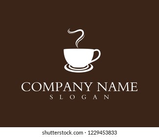 Coffee cup Logo Template vector icon design