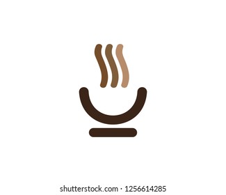 Coffee cup Logo Template vector icon design
