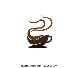 Coffee cup Logo Template vector icon design
