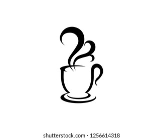 Coffee cup Logo Template vector icon design
