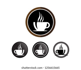 Coffee cup Logo Template vector icon design
