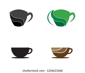 Coffee cup Logo Template vector icon design
