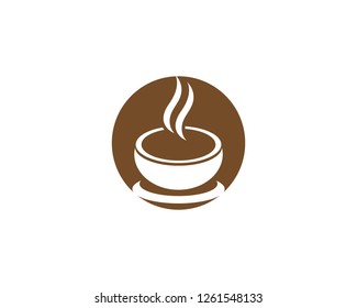 Coffee cup Logo Template vector icon design