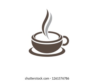 Coffee cup Logo Template vector icon design
