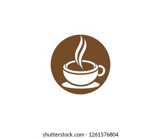 Coffee cup Logo Template vector icon design
