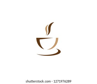 Coffee cup Logo Template vector icon design