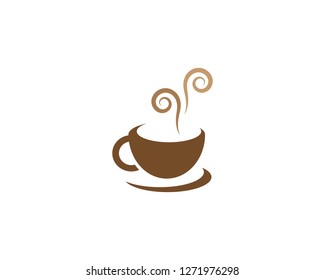 Coffee cup Logo Template vector icon design