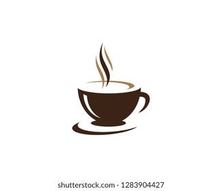 Coffee cup Logo Template vector icon design