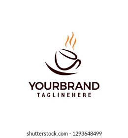 coffee cup Logo Template vector illustration design