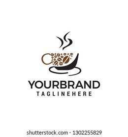 coffee cup logo Logo Template vector icon design