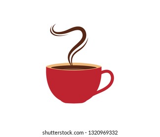 Coffee cup Logo Template vector icon design