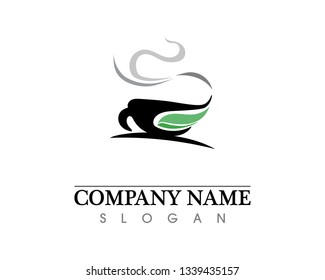 Coffee cup Logo Template vector icon design
