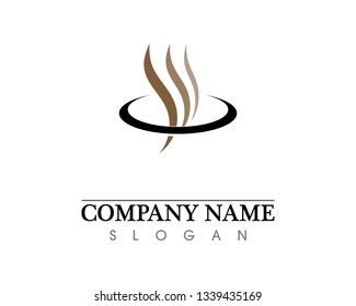 Coffee cup Logo Template vector icon design
