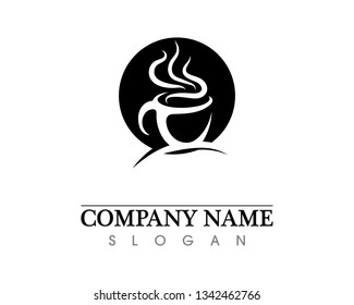 Coffee cup Logo Template vector icon design