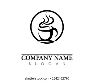 Coffee cup Logo Template vector icon design
