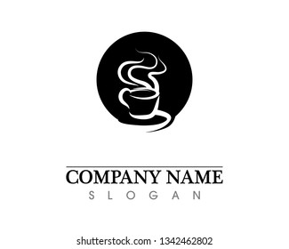 Coffee cup Logo Template vector icon design
