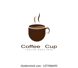 Coffee cup Logo Template vector icon design - Vector