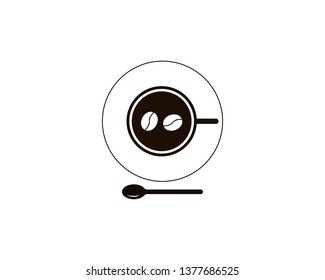 Coffee cup Logo Template vector icon design - Vector