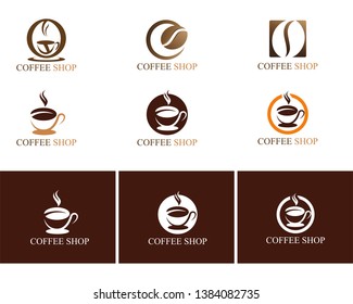 Coffee cup Logo Template vector icon design