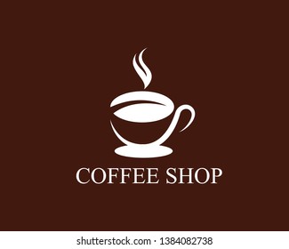 Coffee cup Logo Template vector icon design