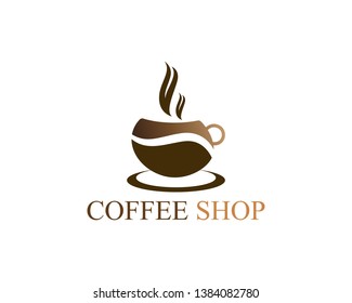 Coffee cup Logo Template vector icon design