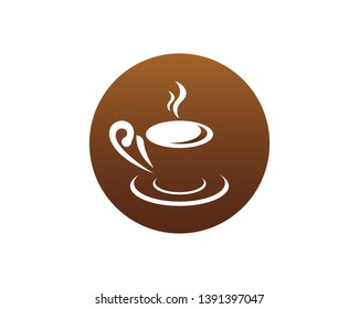 Coffee cup Logo Template vector icon design