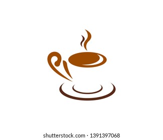 Coffee cup Logo Template vector icon design