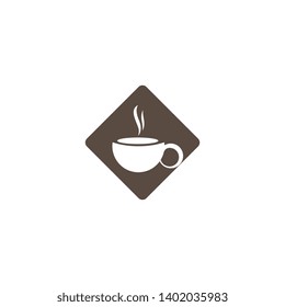 Coffee cup logo template vector icon design