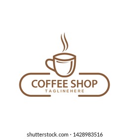 Coffee cup Logo Template vector icon design
