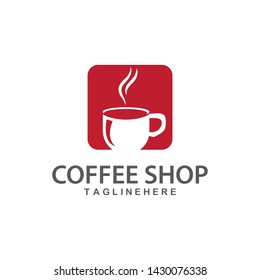 Coffee cup Logo Template vector icon design