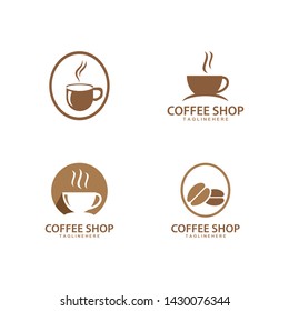 Coffee cup Logo Template vector icon design