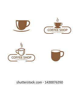 Coffee cup Logo Template vector icon design