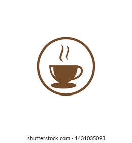 Coffee cup Logo Template vector icon design