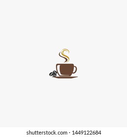 Coffee cup Logo Template vector icon design
