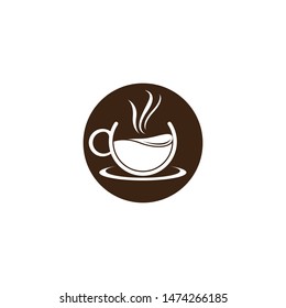 Coffee cup logo template vector icon design