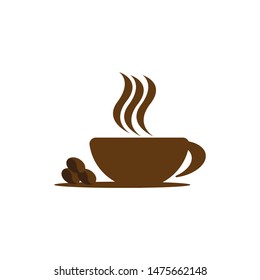 Coffee cup logo template vector icon design